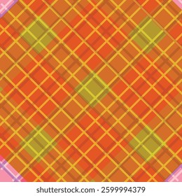 Tartan pattern background. Tartan, plaid pattern background. Retro style. Fashion illustration, vector Wallpaper. Textiles. Bright plaid fabric background