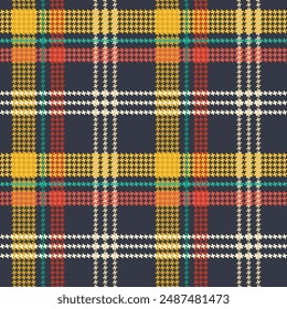 tartan pattern with black and yellow colors