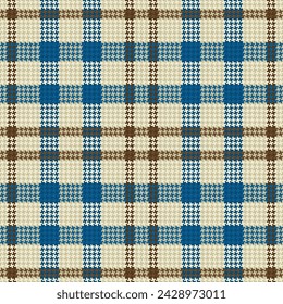 tartan pattern with blue and brown colors