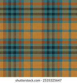 tartan pattern with blue and light brown colors