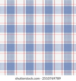 tartan pattern with blue and white colors