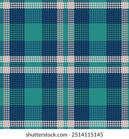 padrão de tartã com cores azul e branco