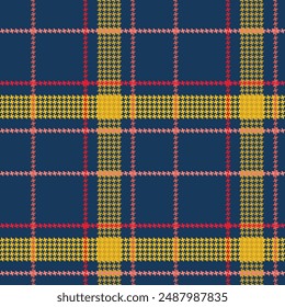 tartan pattern with blue and yellow colors