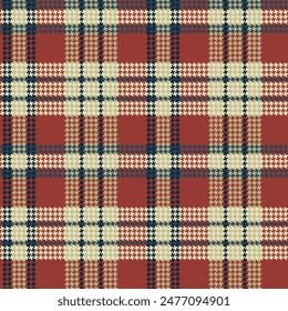 tartan pattern with brown and black colors
