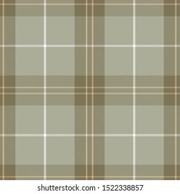 Tartan Pattern Brown. Texture for plaid, tablecloths, clothes, shirts, dresses, paper, bedding, blankets, quilts and other textile products. Vector illustration EPS 10