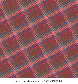 Tartan pattern classical. Abstract checkered seamless pattern. Scottish cage. Vector graphics printing on fabrics, shirts and textiles.