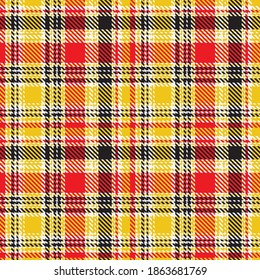 Tartan pattern classical. Abstract seamless checkered pattern. Colored Scottish cage. Vector graphics printing on fabrics, shirts and textiles.