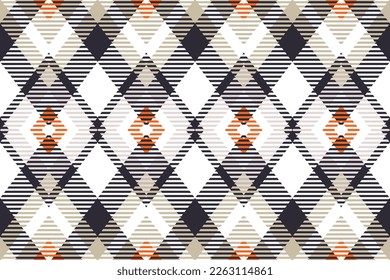 tartan pattern design texture is woven in a simple twill, two over two under the warp, advancing one thread at each pass.