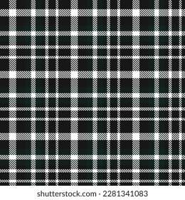 Tartan Pattern Design Texture Is Woven in a Simple Twill, Two Over Two Under the Warp, Advancing One Thread at Each Pass.