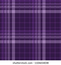 Tartan pattern fabric seamless. Purple and Ultra Violet on purple background,Pantone Style.