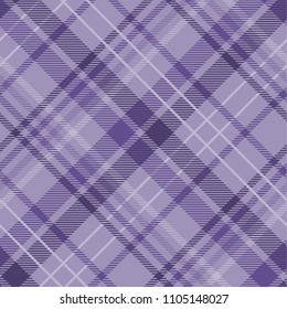 Tartan pattern fabric seamless. Purple and Ultra Violet on purple background,Pantone Style.