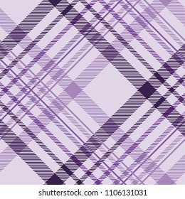 Tartan pattern fabric seamless. Purple and Ultra Violet on purple background,Pantone Style.