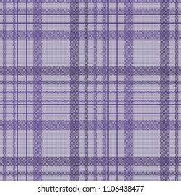 Tartan pattern fabric seamless. Purple and Ultra Violet on purple background,Pantone Style.