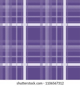 Tartan pattern fabric seamless. Purple and Ultra Violet on purple background,Pantone Style.