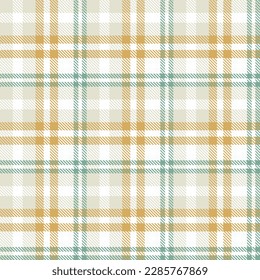 Tartan Pattern Fabric Vector Design Is Made With Alternating Bands of Coloured Pre Dyed Threads Woven as Both Warp and Weft at Right Angles to Each Other.