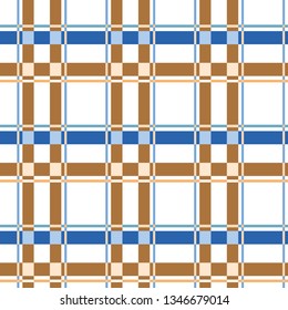 Tartan pattern. Geometric elements for fabric, textile, 