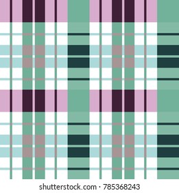Tartan pattern. Geometric elements for fabric, textile, web design, wrapping paper.