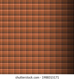 Patrón de tartán en verde y naranja. Textos para manteles, manteles, ropa, camisas, vestidos, papel, ropa de cama, mantas, edredones y otros productos textiles. Ilustración del vector EPS 10