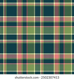 tartan pattern with green and pink colors