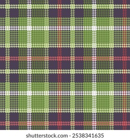 tartan pattern with green and red colors