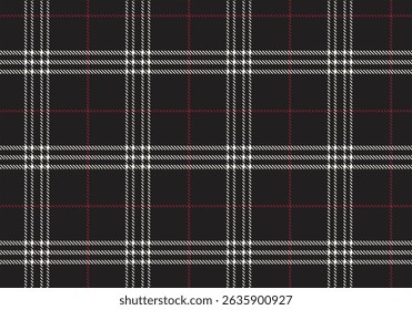 tartan pattern with ivory and red plaid