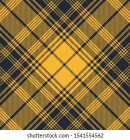 Tartan  Pattern in Orange. Texture for plaid, tablecloths, clothes, shirts, dresses, paper, bedding, blankets, quilts and other textile products. Vector illustration EPS 10