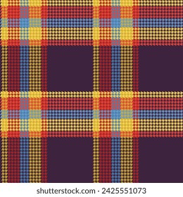 tartan pattern with purple and yellow colors