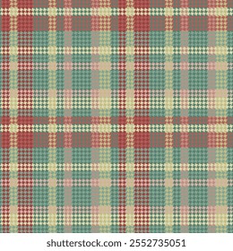 padrão tartan com cores vermelha e verde