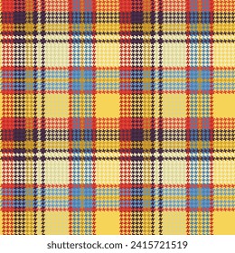 tartan pattern with red and yellow colors