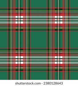 tartan pattern Scottish cage vector image