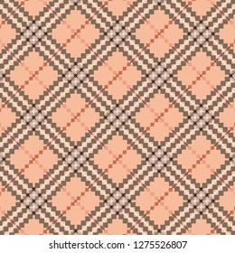 Tartan pattern. Scottish plaid. Scottish cage. Scottish checkered background. Traditional scottish ornament. Seamless fabric texture. Vector illustration.
