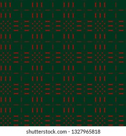 Tartan pattern. Scottish plaid. Scottish cage. Scottish checkered background. Traditional scottish ornament. Seamless fabric texture. Vector illustration.