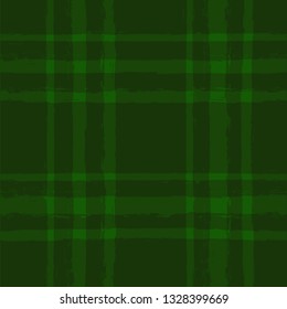 Tartan pattern. Scottish traditional fabric seamless vector. vector Saint Patrick's Day checkered background. eco paint brush strokes