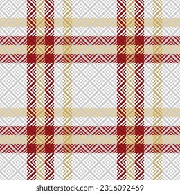 Tartan Pattern Seamless. Abstract Check Plaid Pattern Template for Design Ornament. Seamless Fabric Texture.