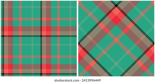 Tartan Pattern Seamless. Abstract Check Plaid Pattern Seamless Tartan Illustration Vector Set for Scarf, Blanket, Other Modern Spring Summer Autumn Winter Holiday Fabric Print.