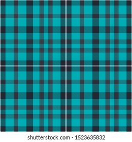 Tartan Pattern Seamless in Blue. Texture for plaid, tablecloths, clothes, shirts, dresses, paper, bedding, blankets, quilts and other textile products. Vector illustration EPS 10