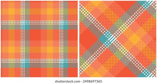 Tartan Pattern Seamless. checkered Scottish Plaid, Template for Design Ornament. Seamless Fabric Texture.