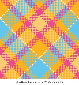 Tartan Pattern Seamless. checkered Scottish Plaid, Template for Design Ornament. Seamless Fabric Texture.