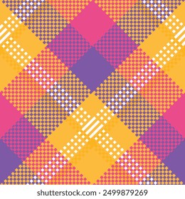 Tartan Pattern Seamless. checkered Scottish Plaid, Template for Design Ornament. Seamless Fabric Texture.