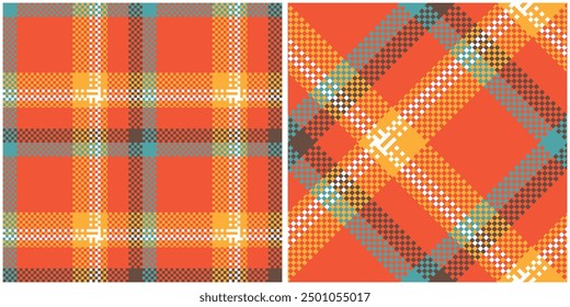 Tartan Pattern Seamless. checkered Scottish Plaid, Template for Design Ornament. Seamless Fabric Texture.