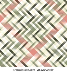 Patrón de tartán sin costuras. Pastel Classic Pastel Scottish Tartan Design. Plantilla para Ornamento de Diseño. Textura de tela sin costuras.