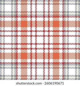 Tartan Pattern Seamless. Pastel Gingham Patterns Traditional Pastel Scottish Woven Fabric. Lumberjack Shirt Flannel Textile. Pattern Tile Swatch Included.