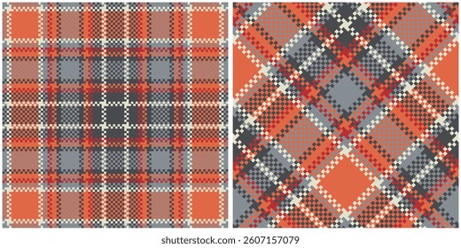 Tartan Pattern Seamless. Pastel Gingham Patterns for Scarf, Dress, Skirt, Other Modern Spring Autumn Winter Fashion Textile Design.
