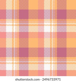 Tartan Pattern Seamless. Pastel Scottish Plaid, Template for Design Ornament. Seamless Fabric Texture.
