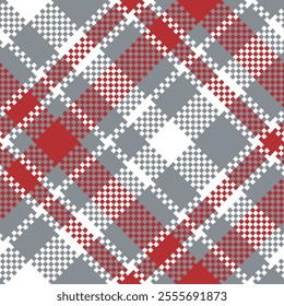 Tartan Pattern Seamless. Pastel Scottish Tartan Pattern Traditional Pastel Scottish Woven Fabric. Lumberjack Shirt Flannel Textile. Pattern Tile Swatch Included.