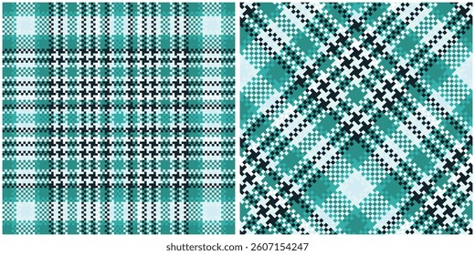 Tartan Pattern Seamless. Pastel Scottish Plaid, Traditional Pastel Scottish Woven Fabric. Lumberjack Shirt Flannel Textile. Pattern Tile Swatch Included.
