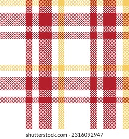 Tartan Pattern Seamless. Plaids Pattern Seamless Tartan Illustration Vector Set for Scarf, Blanket, Other Modern Spring Summer Autumn Winter Holiday Fabric Print.
