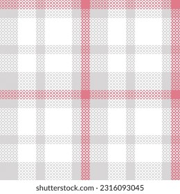 El patrón de Tartán no tiene inconvenientes. Plantilla de patrón de Plaids para el ornamento de diseño. Textura De Tela Sin Precedentes.