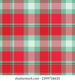 Tartan pattern seamless red green colour background.  Xmas Plaid Scottish Buffolo check flannel art design fo print fabric clots jacket kilt cotton fashion lumberjack 