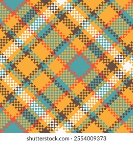 Tartan Pattern Seamless. Sweet Checker Pattern Traditional Scottish Woven Fabric. Lumberjack Shirt Flannel Textile. Pattern Tile Swatch Included.